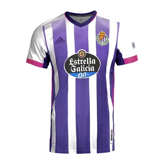 Thailandia Maglia Real Valladolid Prima 20/21 Bianco Porpora